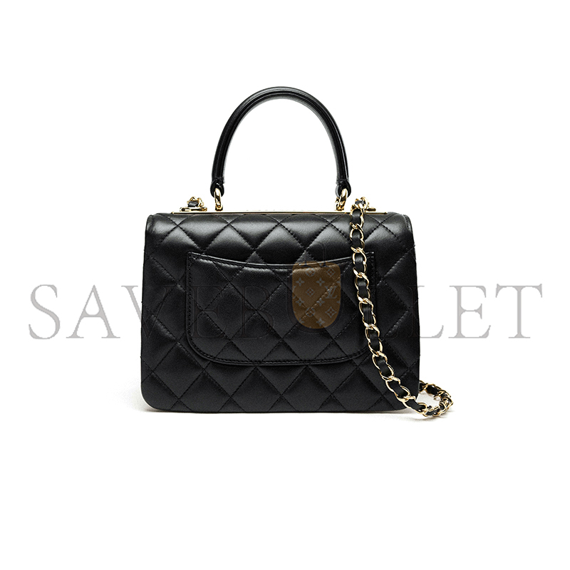 CHANEL MINI FLAP BAG WITH TOP HANDLE AS4654 (20*15*8cm)